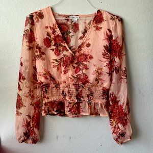 Pink Floral Venus Top
